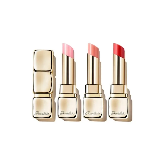 Guerlain Kisskiss Bee Glow Trio Lipstick Set 258 Rose Glow 309 Honey Glow 775 Poppy Glow 32g Each