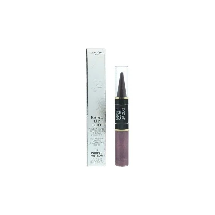 Lancome Kajal Lip Duo Lipstick Gloss 13 Purple Meteor 27g