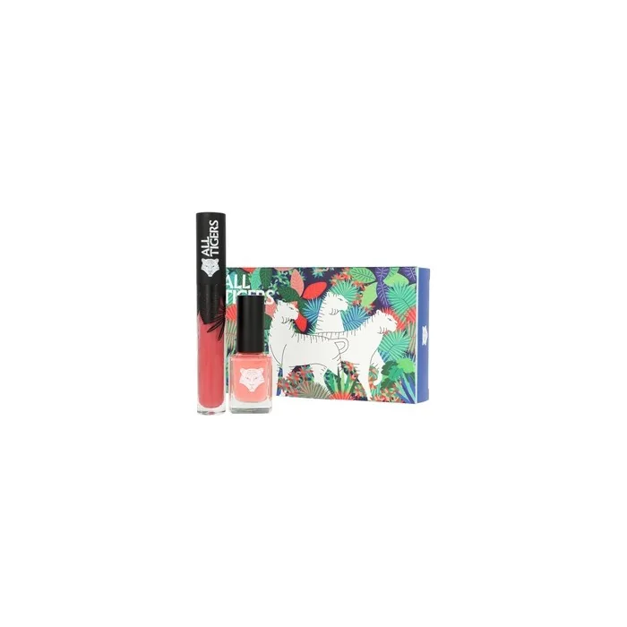 All Tigers Set Natural & Vegan Lips & Nails Lipstick 683 Make Your Mark 8ml Nail Polish 193 Take Your Chance 11ml