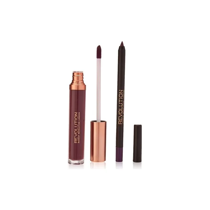 Makeup Revolution Retro Luxury Matte Lip Kit Royal