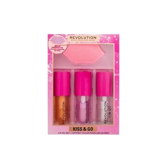 Revolution Make Up Kiss Go Lip Oil Set