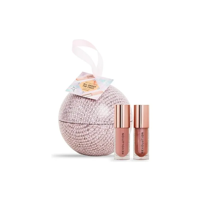 Revolution Beauty All About The Pout Holiday Makeup Gift Set Shimmer