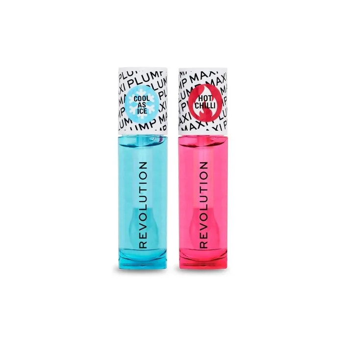 Revolution Beauty Maxi Plump Cool As Ice And Hot As Chilli Lip Set