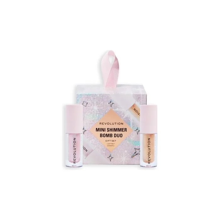 Revolution Beauty London Mini Shimmer Bomb Lip Duo Gift Set