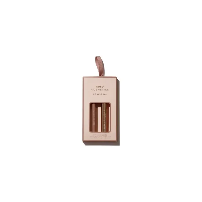Sosu Cosmetics Lip Luxe Duo Pink Gift Set Of Decorative Cosmetics