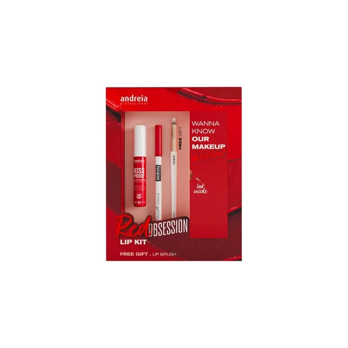 Andreia Red Obsession Lip Kit 1 Count