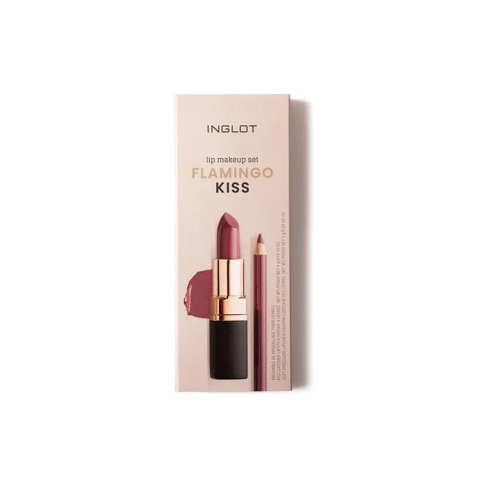 Inglot Lip Makeup Set Flamingo Kiss