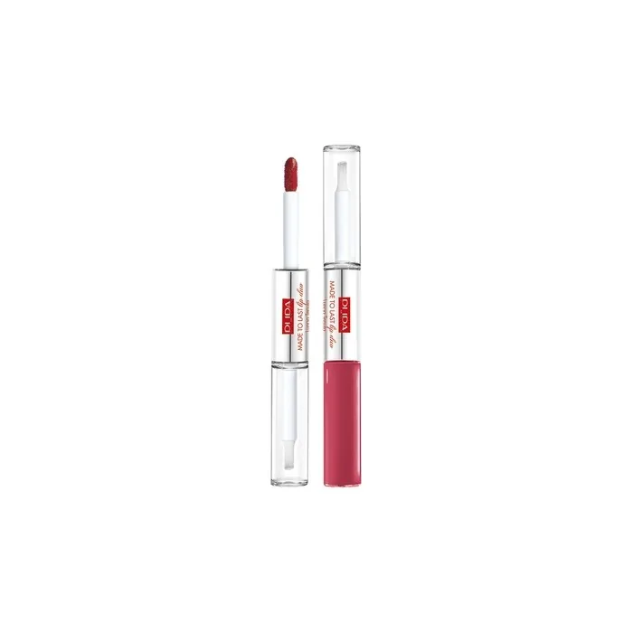 Pupa Made To Last Lip Duo Liquid Lip Colour & Topcoat Waterproof Long Lasting - 007, 2x4ml