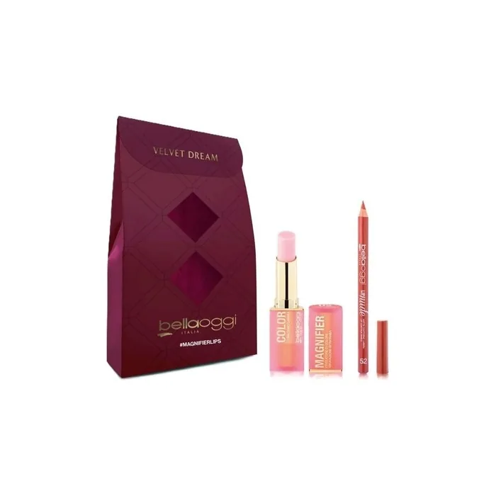 Bellaoggi Lip Balm Set Velvet Dreams Magnifier Lips Pencil