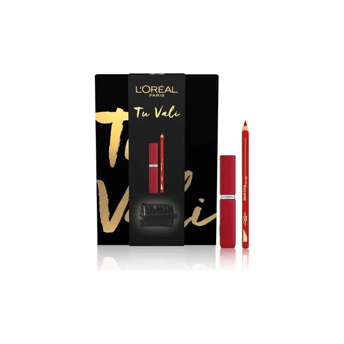 L'Oréal Paris Self Confidence Box Mini Beauty Black Lip Kit