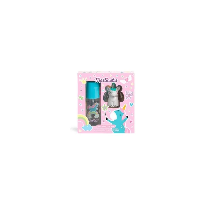 MARTINELIA Unicorn Body Spray & Lip Balm Set, Fragrant Children's Beauty Set