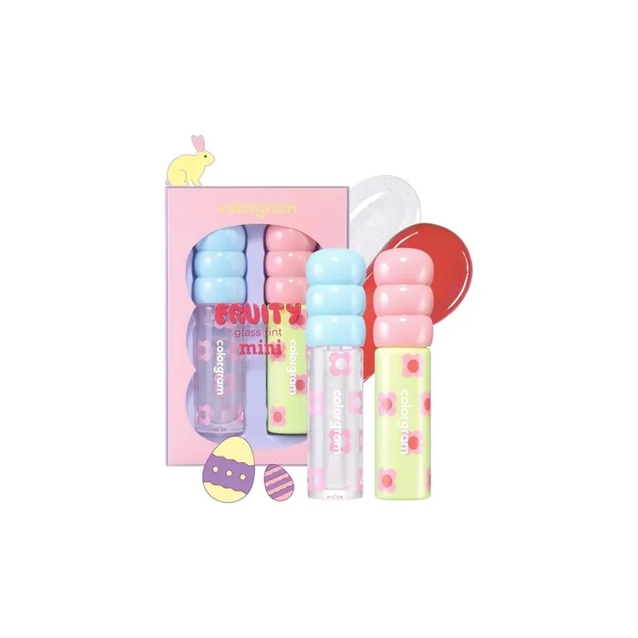 Colorgram Fruity Glass Tint Mini Set 02 Warm Best Radiant Lip Tint Duo