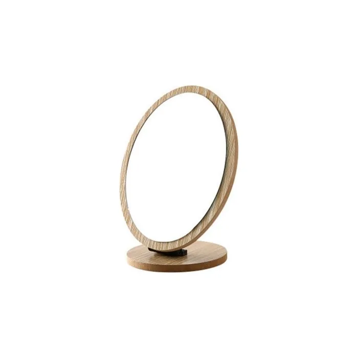 Ecarla Wooden Standing Cosmetic Mirror 14 x 6.5 x 6.5 cm