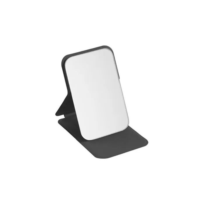 Ecarla Foldable Cosmetic Mirror In Case Black