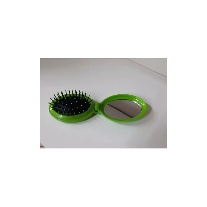 Lotus Oval Travel Brush And Mirror
