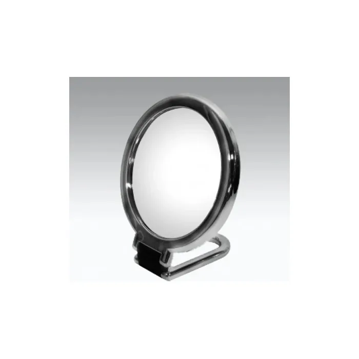 Koh-I-Noor Double Sided Chrome Mirror With Magnification And Folding Handle
