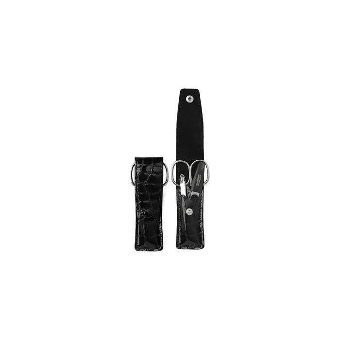 Dukas Black Travel Manicure Set Synthetic Leather