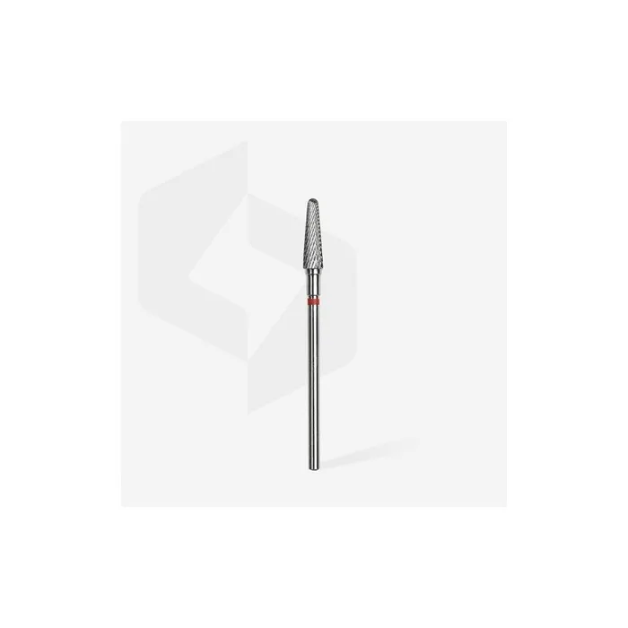 Staleks Carbide Drill Bit Nail Manicure Pedicure Frustum Grit Red 4/13mm