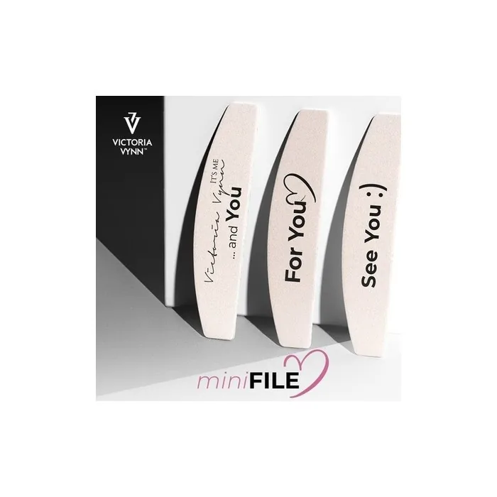 Victoria Vynn Mini Nail Files 180240 For Uvled Gel Polish Manicure Pack Of 25