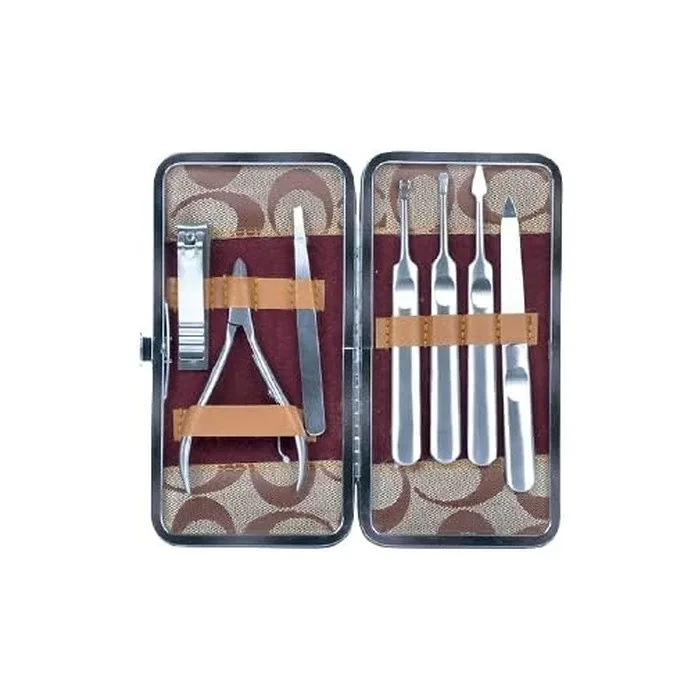 Bifull Kit 7 Pieces Cc Manicure Black White Standard
