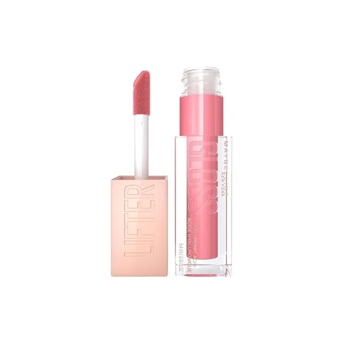 Maybelline New York Shiny Lip Gloss for Fuller Looking Lips Moisturizing with Hyaluronic Acid Lifter Gloss Candy Drop Color: No. 021 Gummy Bear Rose 5.4ml