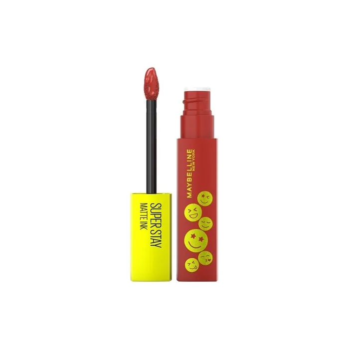 Maybelline New York Liquid Lipstick with Matte Finish 16h Long-lasting without Smudging Vegan Formula Super Stay Matte Ink Moodmaker 5ml 455 Harmonizer
