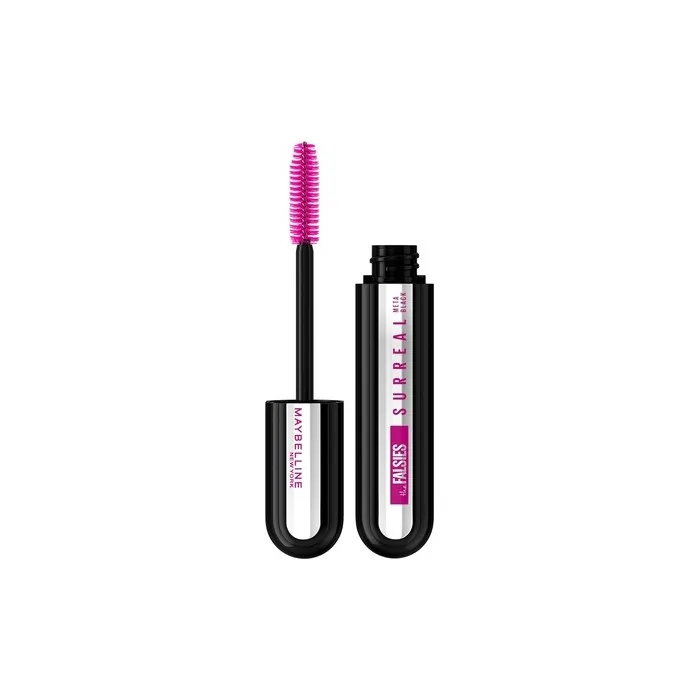 Maybelline New York Mascara with False Eyelash Effect Hybrid Fiber Technology and Lengthening Helix Brush The Falsies Surreal Mascara 10ml