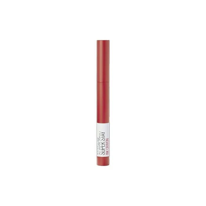 Maybelline Superstay Matte Ink Crayon Longlasting Orange Red Lipstick with Precision Applicator 1 Count