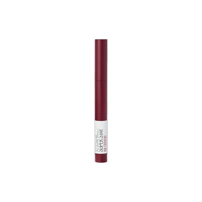 Maybelline Superstay Matte Ink Crayon Longlasting Dark Red Lipstick with Precision Applicator 1 Count