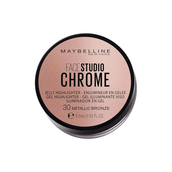 Maybelline Face Studio Chrome Jelly Highlighter Metallic Bronze 30 9.5ml