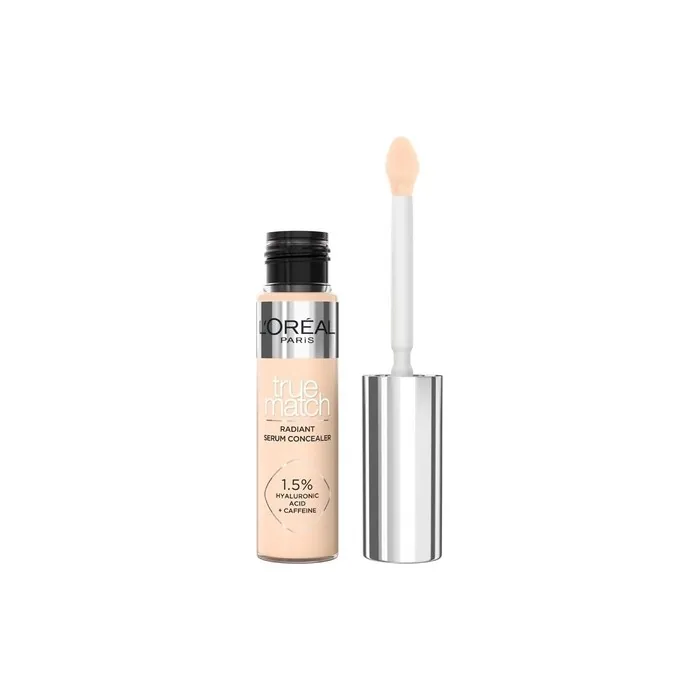 L'Oréal Paris Serum Concealer Medium Coverage Radiant Finish with Hyaluronic Acid and Caffeine True Match 1R 10ml