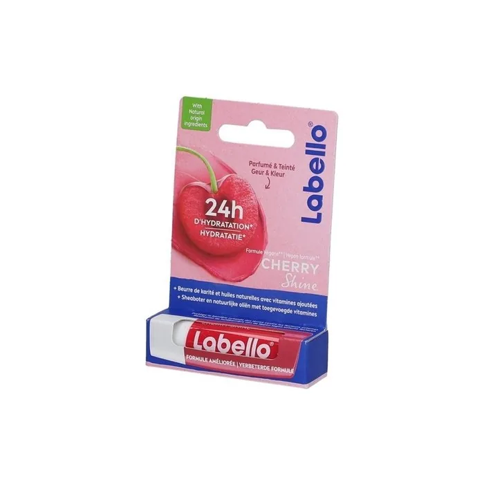 Labello Lip Balm Strawberry Shine - Moisturizing Lip Care