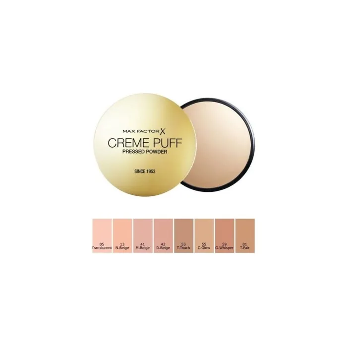 Max Factor Creme Puff Compact Powder 21g All-in-One Face Powder