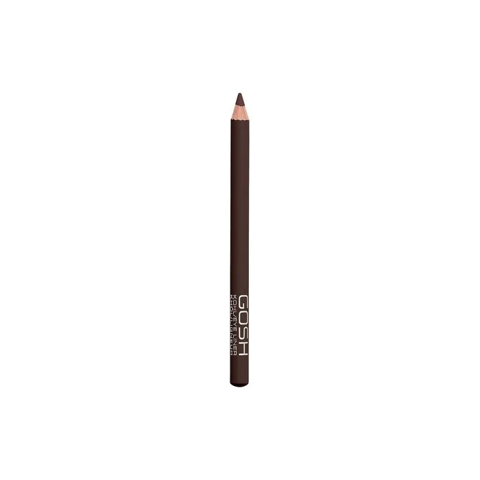 GOSH 2 in 1 Kohl Eyeliner and Kajal Makeup Pencil with Vitamin E - Espresso - Vegan and Perfume Free