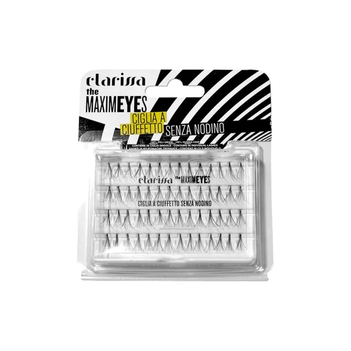 Clarissa Maximeyes Black Eyelash Clusters Knot-Free Medium
