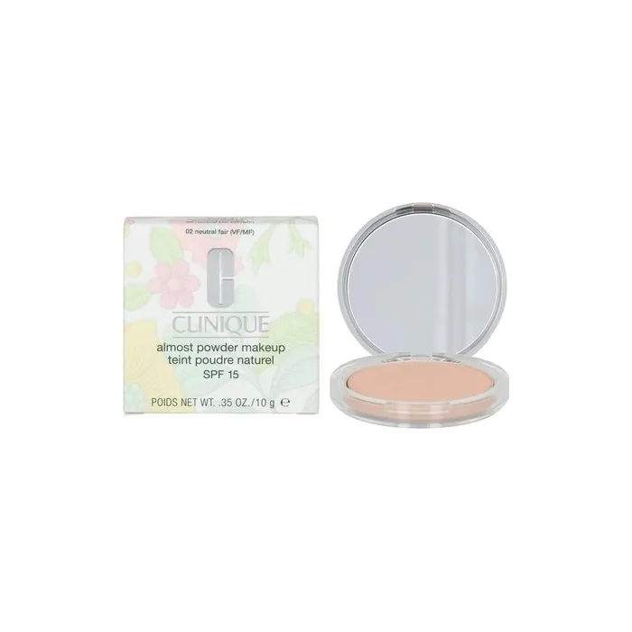 Clinique Almost Powder Makeup SPF 15 New Packaging 02 Neutral Fair 0.35 Oz