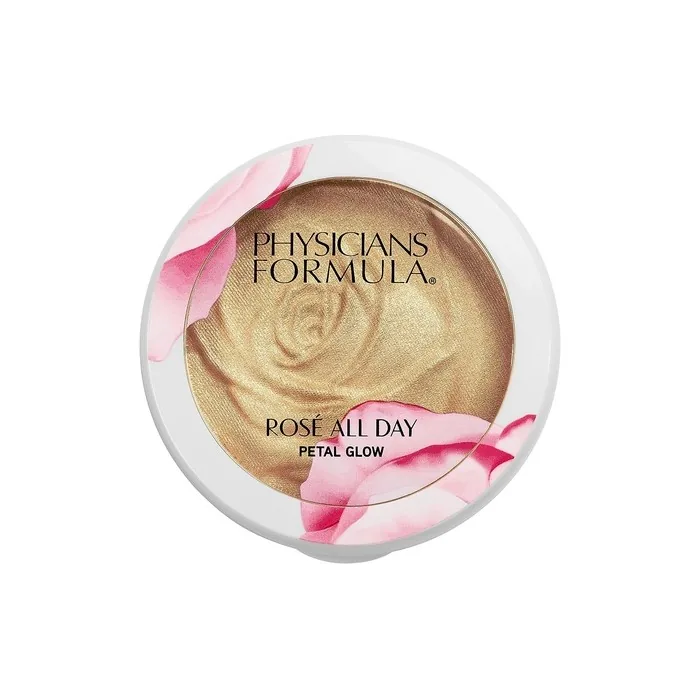 Physicians Formula Rosé All Day Petal Glow Face Highlighter with Pearl Finish for All Skin Tones Freshly Picked