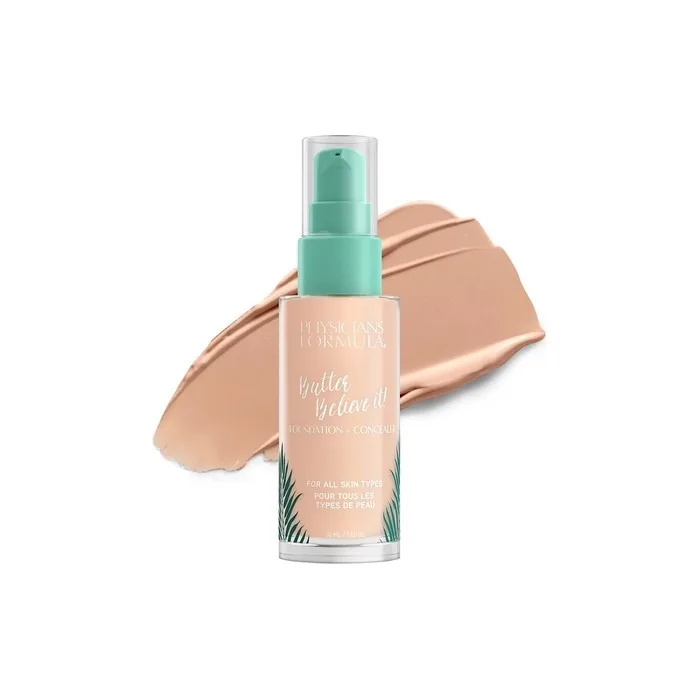 Physicians Formula Murumuru Butter Believe It! Foundation + Concealer with Butter for Radiant Glow Light