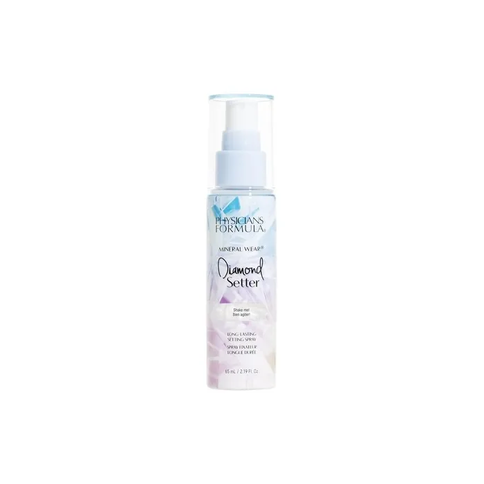 Physicians Formula Mineral Wear Diamond Setter Makeup Setting Spray with Weightless and Hydrating Formula Iridescent Shimmer and Skin Blurring