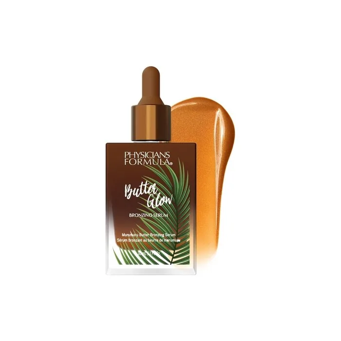Physicians Formula Butter Glow Bronzing Serum Nourishing Skincare Bronzing Drops for Radiant Sunkissed Complexion Enriched with a Blend of Murumuru Cupuaçu and Tucuma Butters Sunkissed Glow