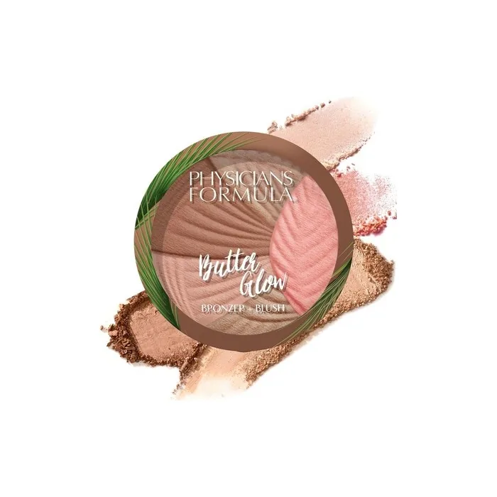 Physicians Formula Butter Glow Bronzer + Blush 2-in-1 Creamy Powder Enriched with Illuminating Moisturizing Butter Blend Healthy Glow