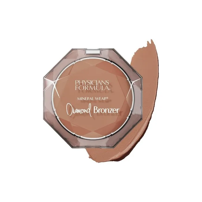 Physicians Formula Mineral Wear Diamond Bronzer with Vitamin E Powder and Serum Hybrid Bronze Gem