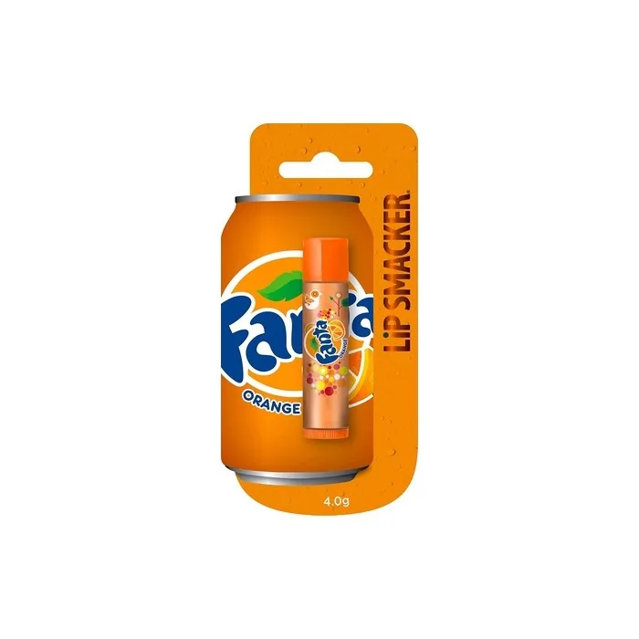 Lip Smacker Coca-Cola Collection Orange Fanta Lip Balm for Kids - Fanta Orange Flavor - Single Blister Pack