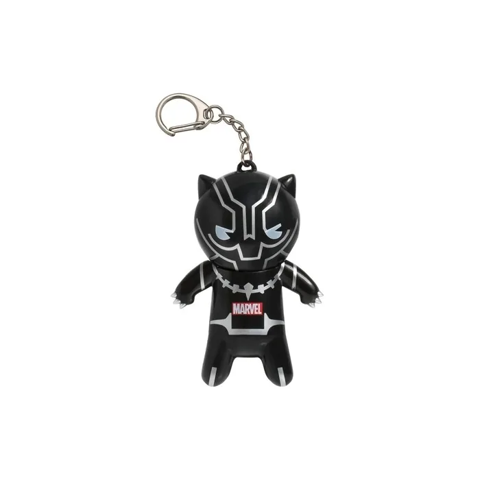 Lip Smacker Marvel Collection Black Panther Flavored Lip Balm for Kids with Keychain