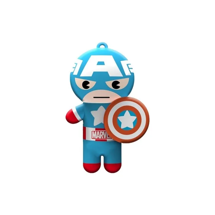 Lip Smacker Marvel Collection Captain America Flavored Lip Balm for Kids with Keychain