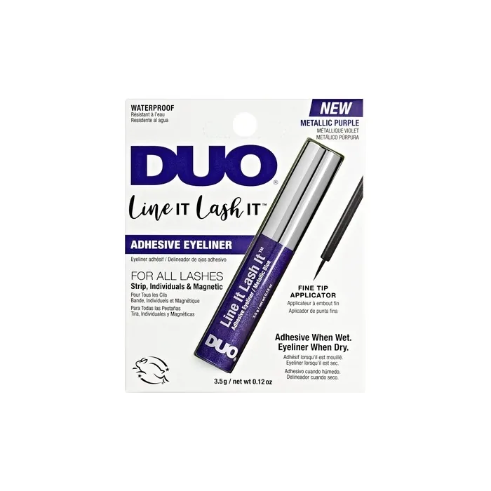 Duo Line It Lash It Adhesive Eyeliner Metallic Purple Waterproof Long