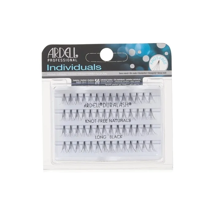 Ardell Individuals Long Black Knot Free False Eyelashes 56 Count