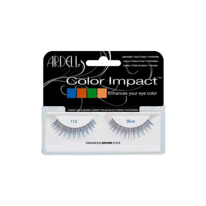 Ardell Colour Impact Lash 110 False Eyelashes Blue 1 Pair