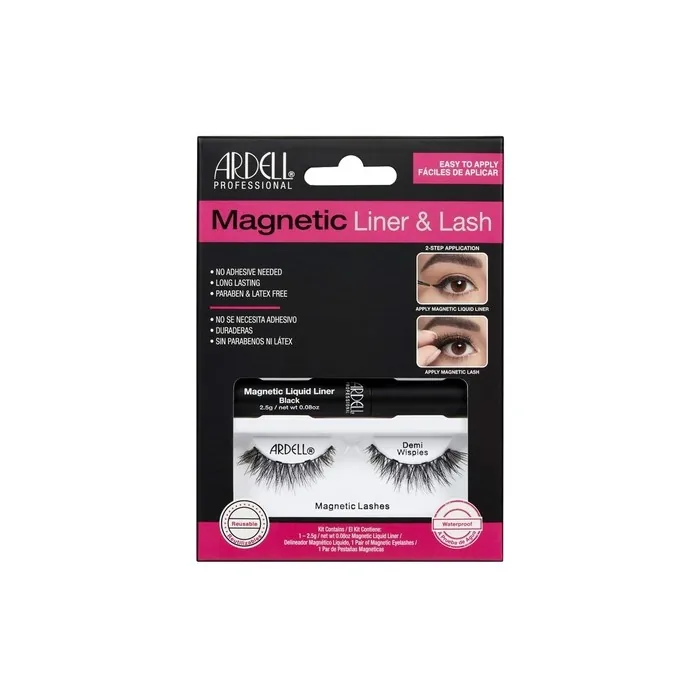 Ardell Magnetic Liquid Liner & Lash Demi Wispies with Magnetic Liquid Eyeliner