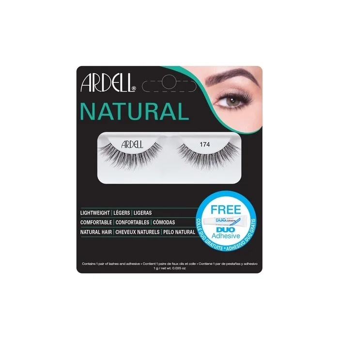 Ardell Natural 174 Lashes with DUO Black Adhesive